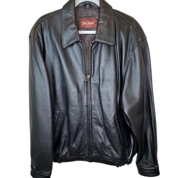 J Park Collection Men’s Lambskin Leather Coat Size L - Picture 1 of 17
